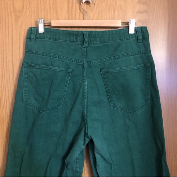 refuge DENIM Green Wide Leg Jeans - Picture 4 of 8